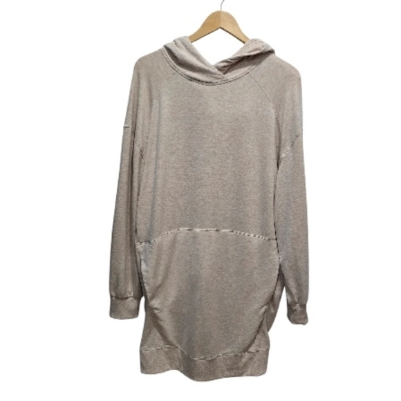 lululemon athletica Sweaters - Lululemon Tan Women's Sweater With Kangaroo Pocket And Hoodie Size M/L